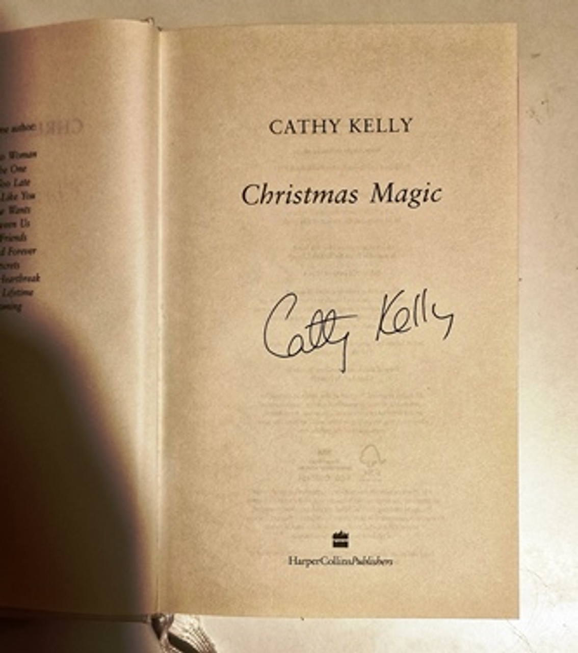 Cathy Kelly / Christmas Magic (Signed by the Author) (Hardback).