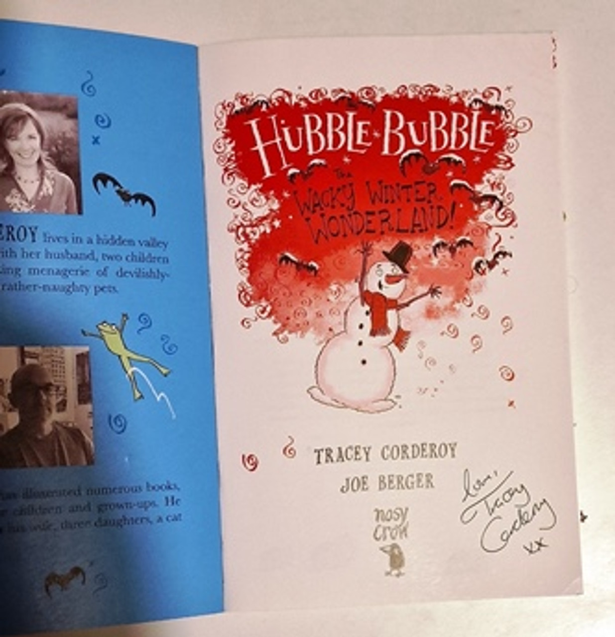 Tracey Corderoy / Hubble Bubble (Signed by the Author) (Paperback)