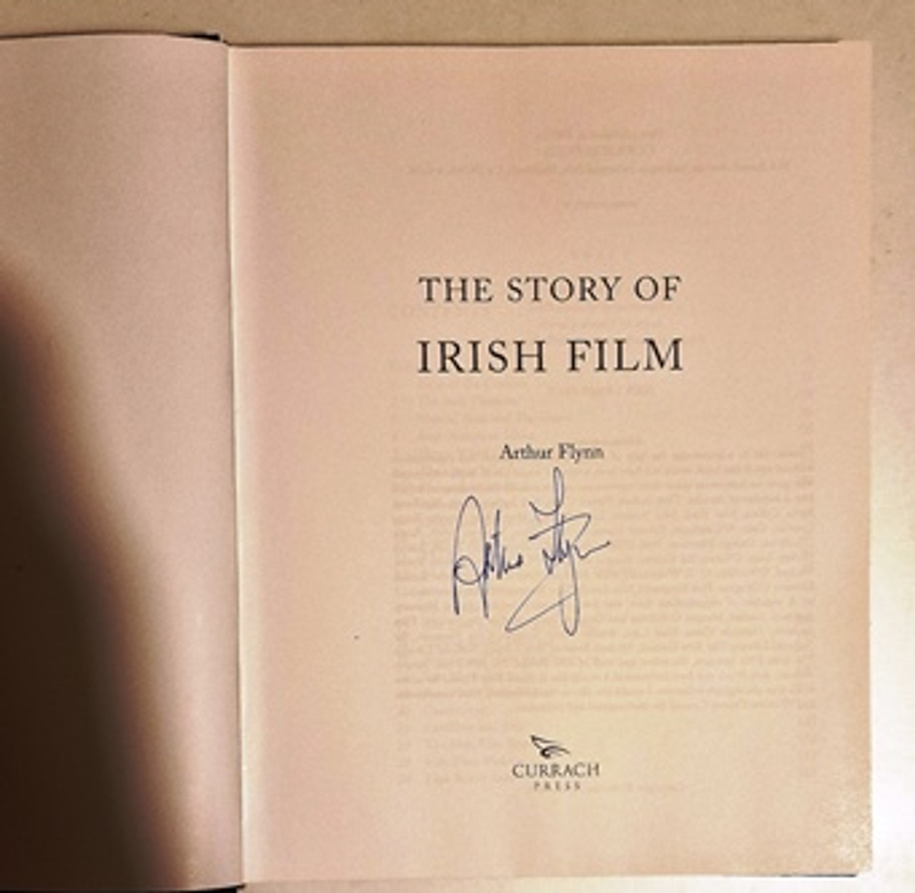 Arthur Flynn / The Story of Irish Film (Signed by the Author) (Paperback)