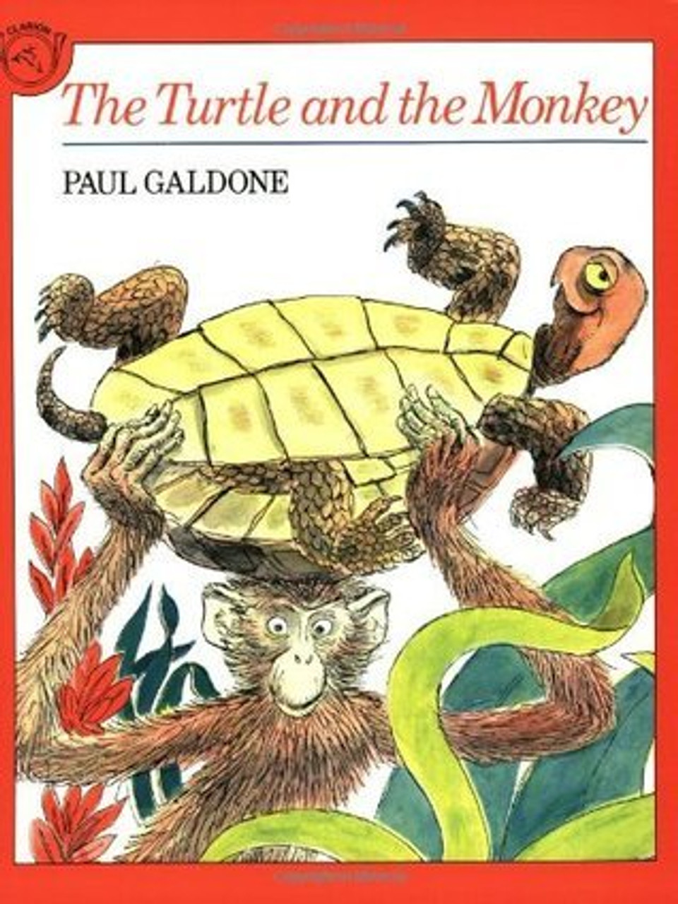 Paul Galdone / The Turtle and the Monkey (Children's Picture Book)
