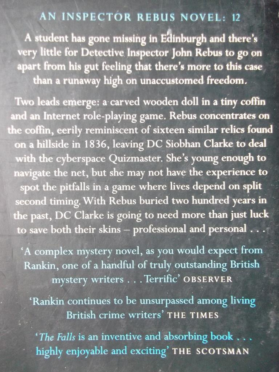 Ian Rankin / The Falls ( Inspector Rebus Series - Book 12 ) Ian Rankin / The Falls ( Inspector Rebus Series - Book 12 )