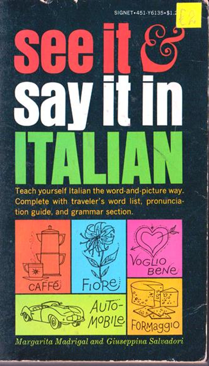 See it & Say it in Italian (Vintage Paperback)