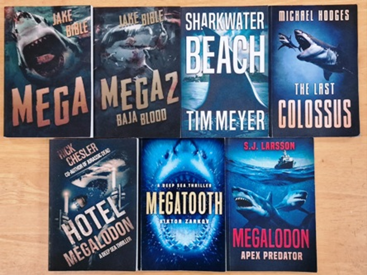 Megalodon Stories (7 Large Paperback Book Collection)