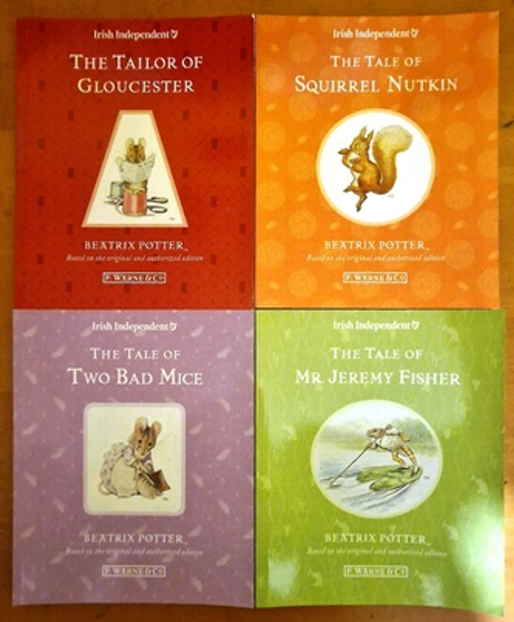 Beatrix Potter - Tales of Peter Rabbit (Irish independent)(4 Book Collection)