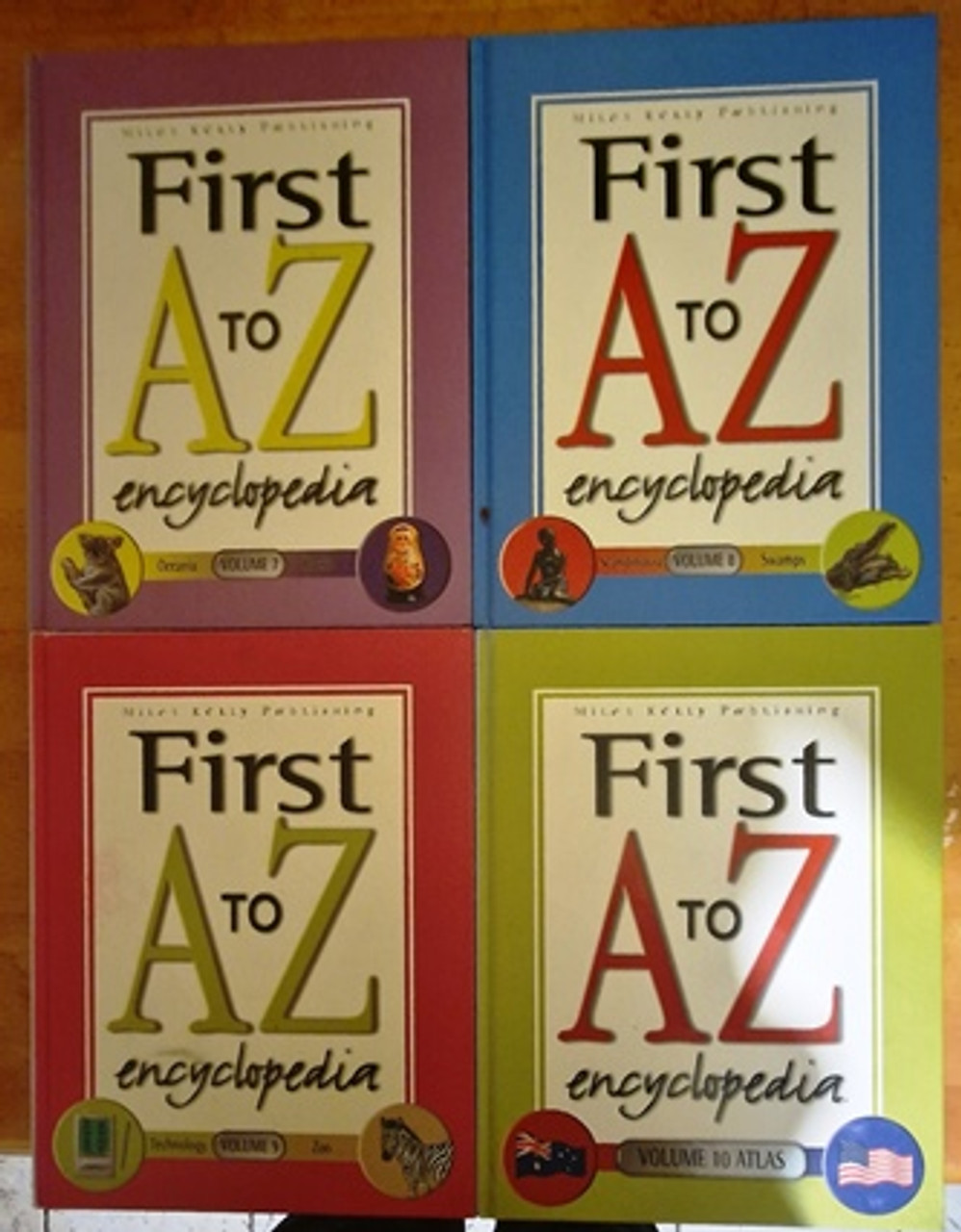 Miles Kelly Publishing / First A to Z Encyclopedia (Complete 10 Book Encyclopedia Set)