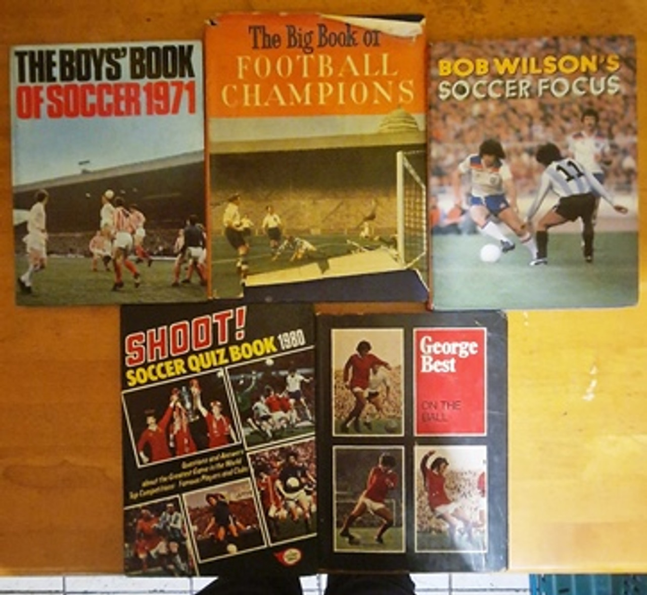 DC Thomson / Vintage Soccer Annuals & Specials  1968-1980 (9 HB Book Collection)