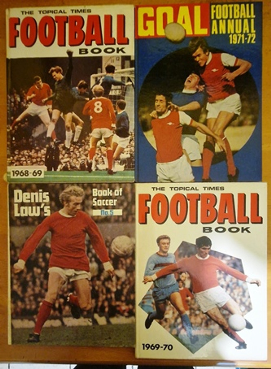 DC Thomson / Vintage Soccer Annuals & Specials  1968-1980 (9 HB Book Collection)