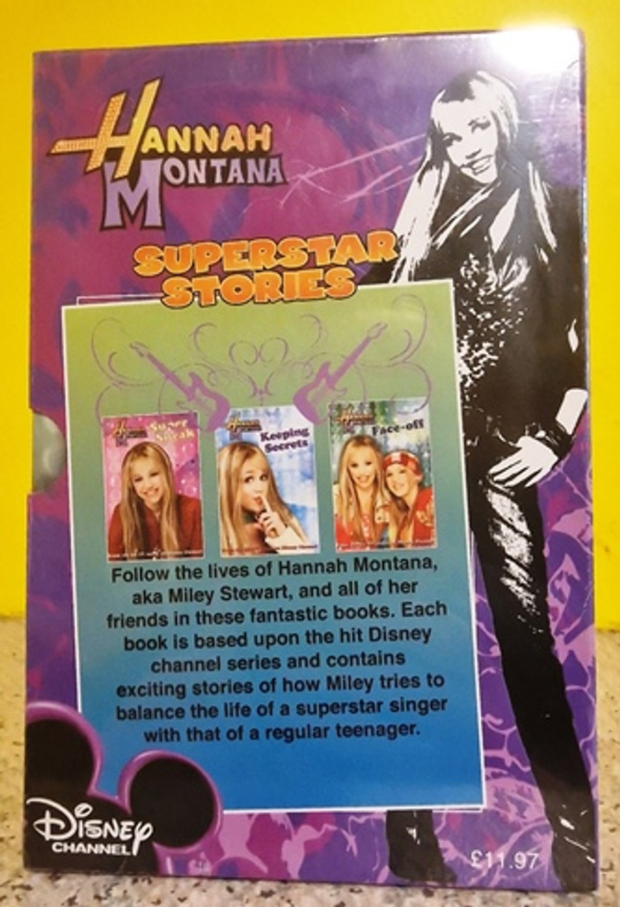 Hannah Montana / Superstar Stories (Brand New) (3 Book Box Set)