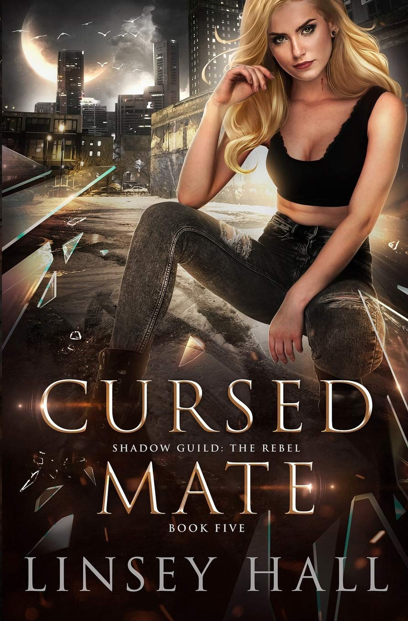 Linsey Hall / Cursed Mate ( Guild City Book 5 ) (Large Paperback)