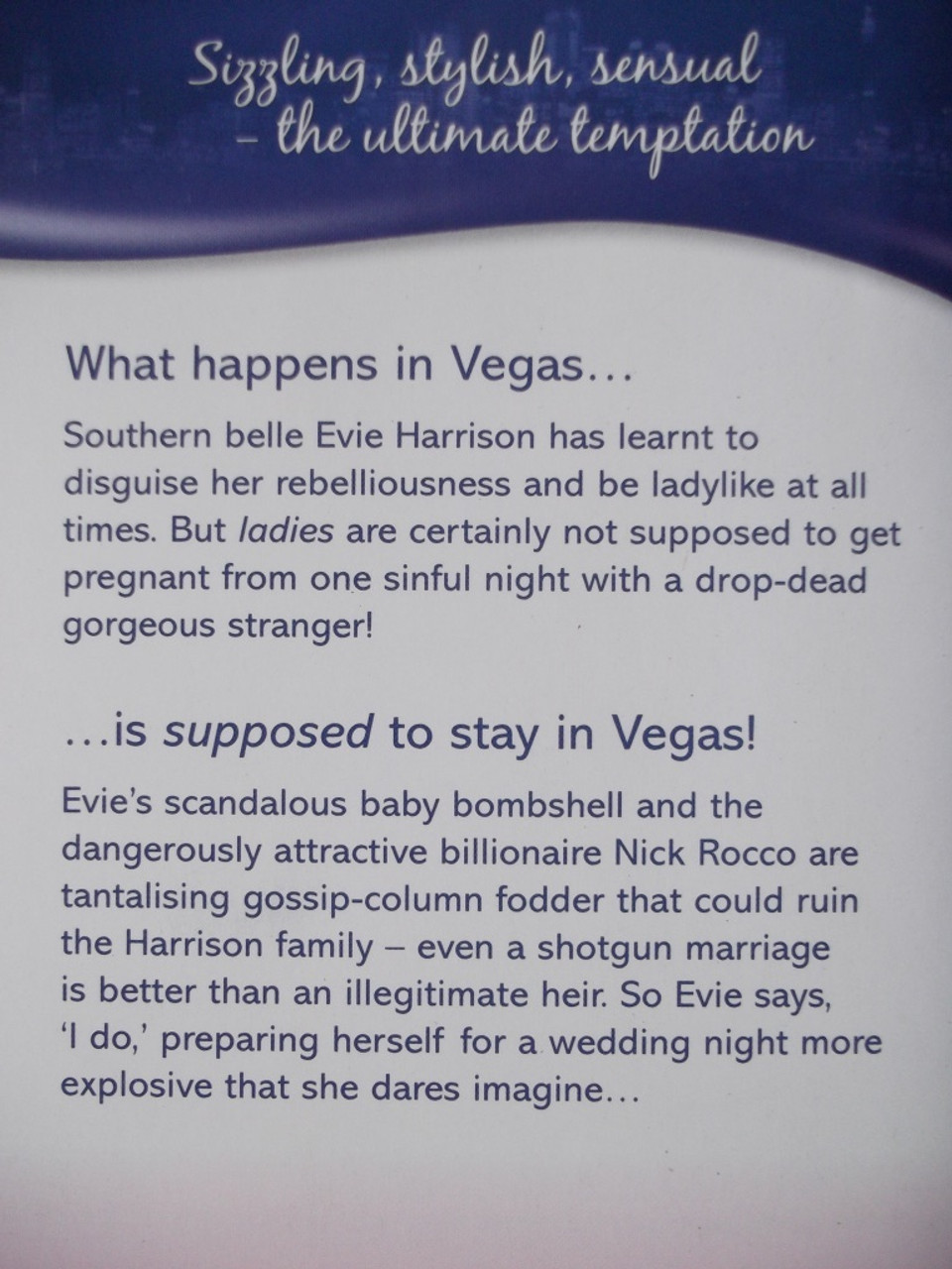 Mills & Boon / Modern / What Happens in Vegas...