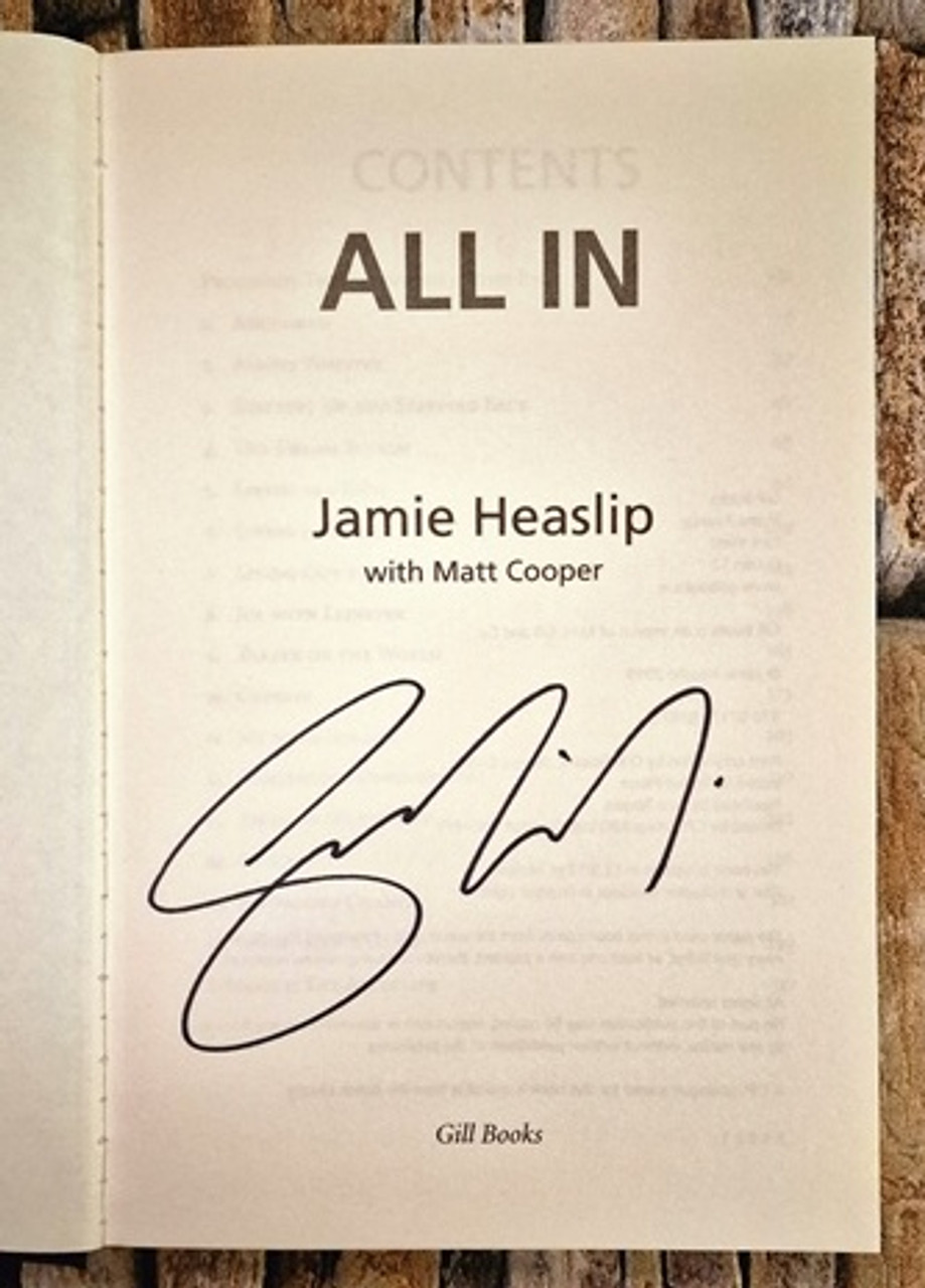 Jamie Heaslip / All In (Signed by the Author) (Hardback).