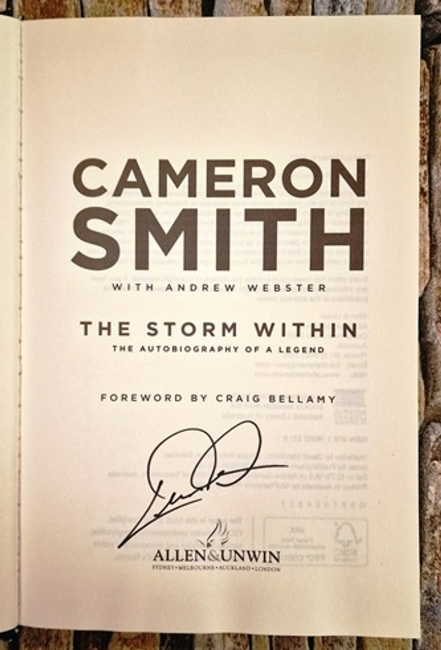 Cameron Smith / The Storm Within (Signed by the Author) (Hardback)