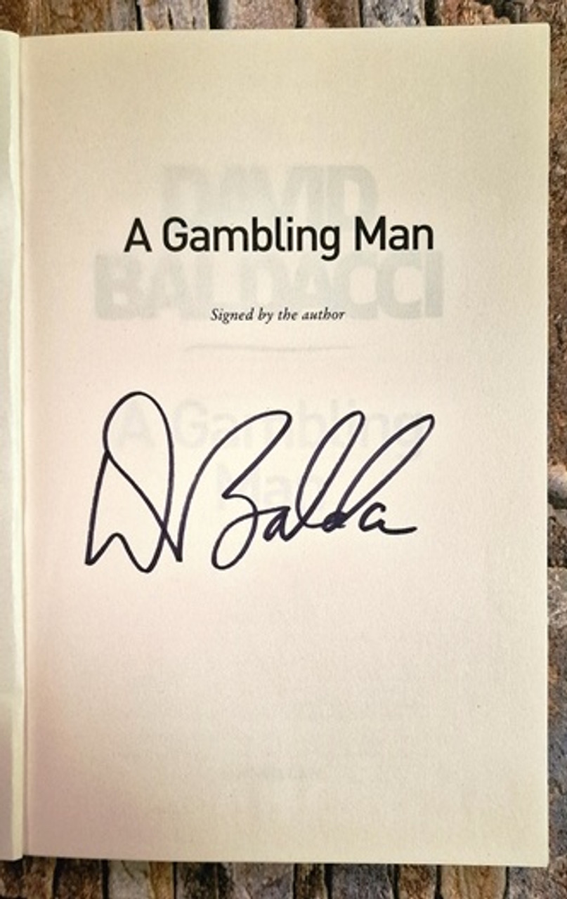 David Baldacci / A Gambling Man (Signed by the Author) (Large Paperback)