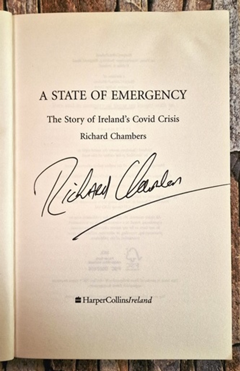 Richard Chambers / A State of Emergency (Signed by the Author) (Large Paperback).