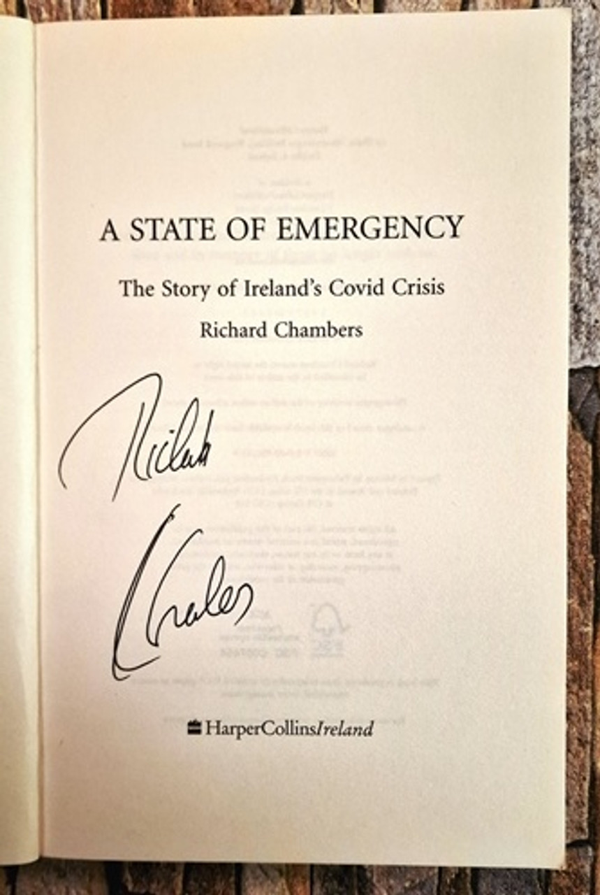 Richard Chambers / A State of Emergency (Signed by the Author) (Large Paperback)..