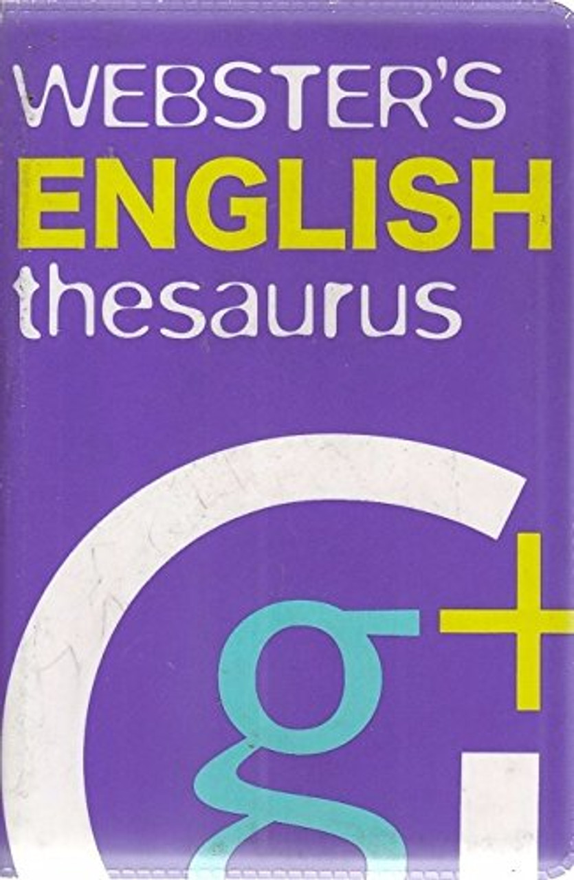 Websters English Thesaurus