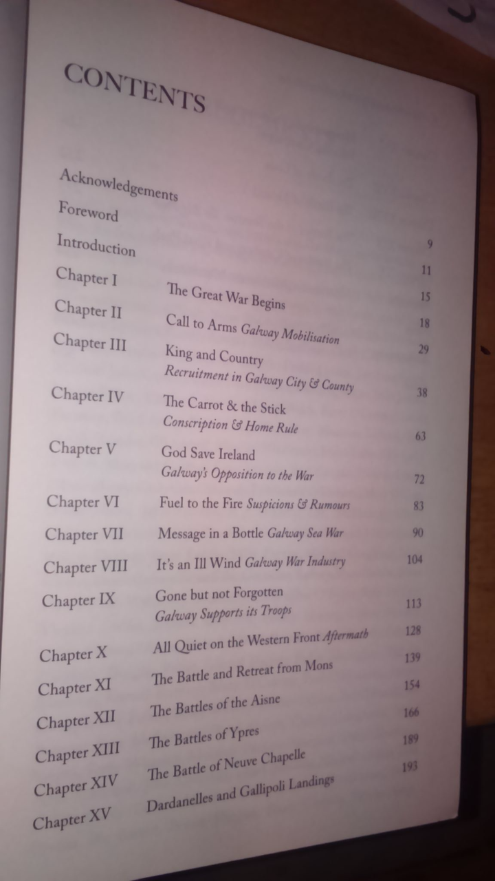 William Henry - Galway and the Great War - PB 2006 Ireland WW1