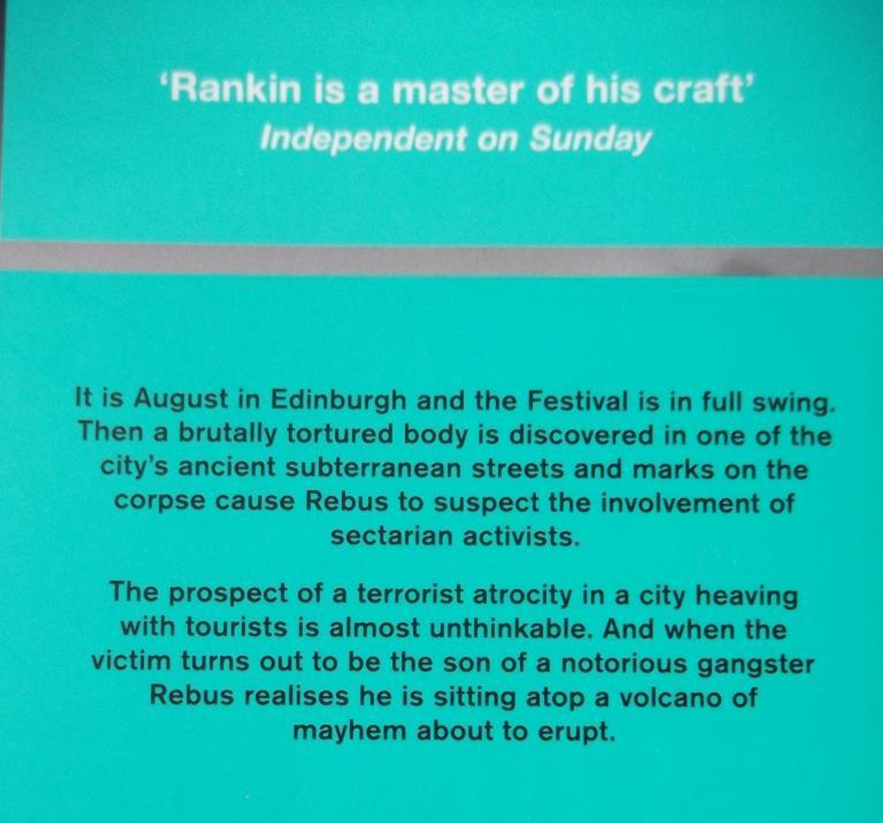 Ian Rankin / Mortal Causes ( Inspector Rebus Series - Book 6 )