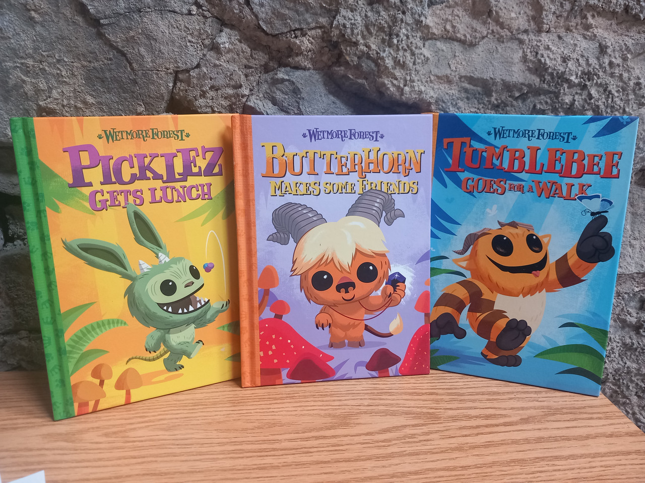 Sean Wilkinson - Tumblebee Goes For a Walk | Butterhorn Makes Some Friends| Picklex Gets Lunch  - HB ( FunkoPOP Wetmore Forest ) - AS NEW 3 X HB SET