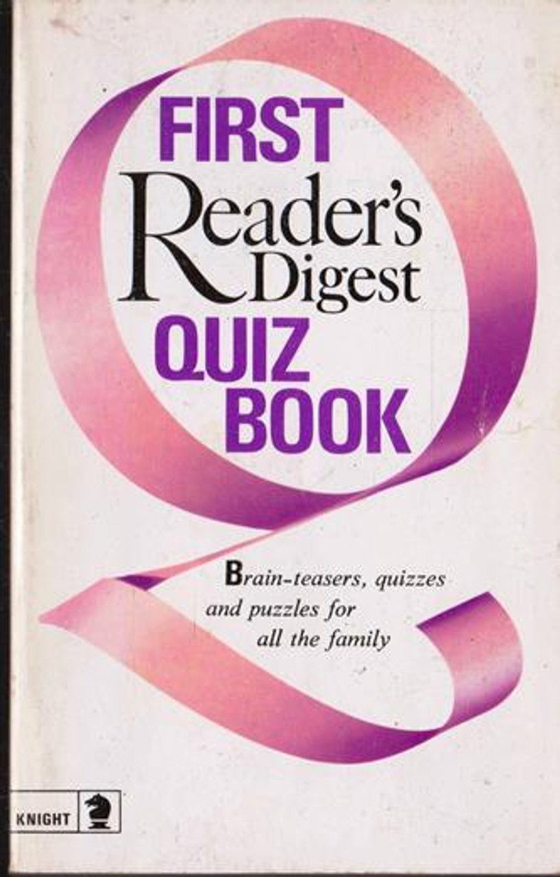 First Reader's Digest Quiz Book (Vintage Paperback)