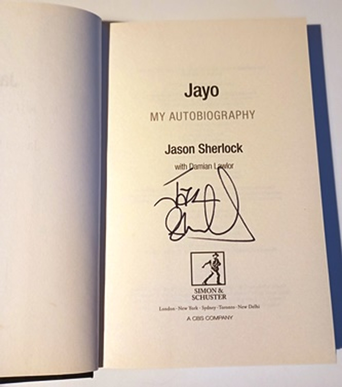 Jason Sherlock / Jayo. (Signed by the Author) (Hardback)