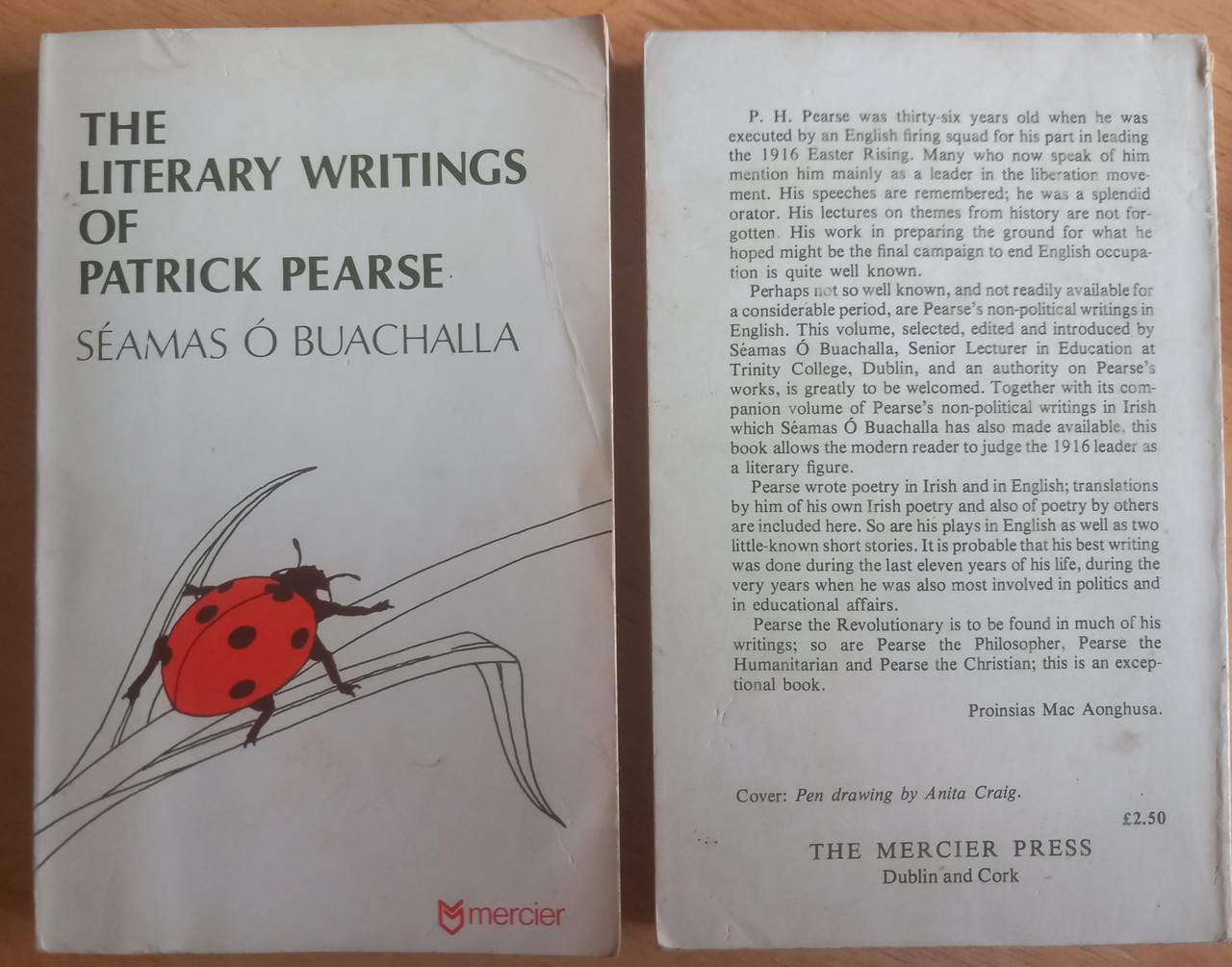 Séamas Ó Buachalla - The Literary Writings of Patrick Pearse - Vintage PB
