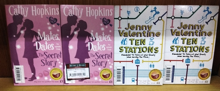 Cathy Hopkins / Mates, Dates: The Secret Story & Jenny Valentine / Ten Stations (WBD) (4 Pack Teacher's Bundle)