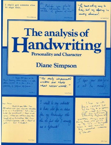 Diane Simpson / The Analysis of Handwriting: Personality and Character (Coffee Table Book)