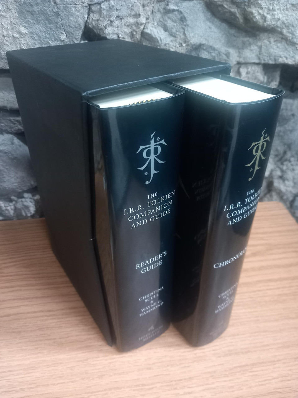 Christina Scull & Wayne G. Hammond - The J.R.R Tolkien Companion and Guide - 2 Volume Set Slipcased : Chronology  & Reader's Guide - USA 2006 1st Editions Christina Scull & Wayne G. Hammond - The J.R.R Tolkien Companion and Guide - 2 Volume Set Slipcased : Chronology  & Reader's Guide - USA 2006 1st Editions