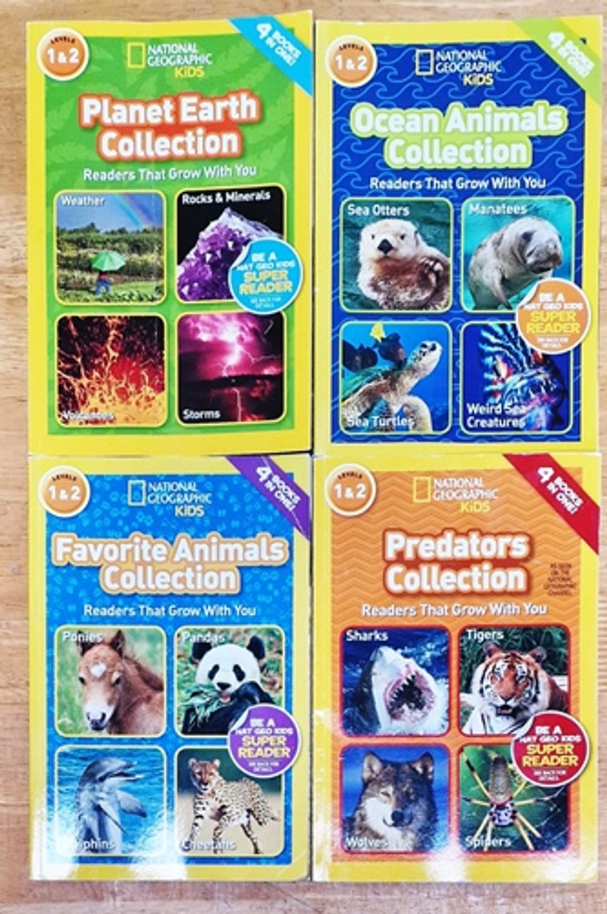 National Geographic Kids: 4 Books in one! (4 Book Collection)
