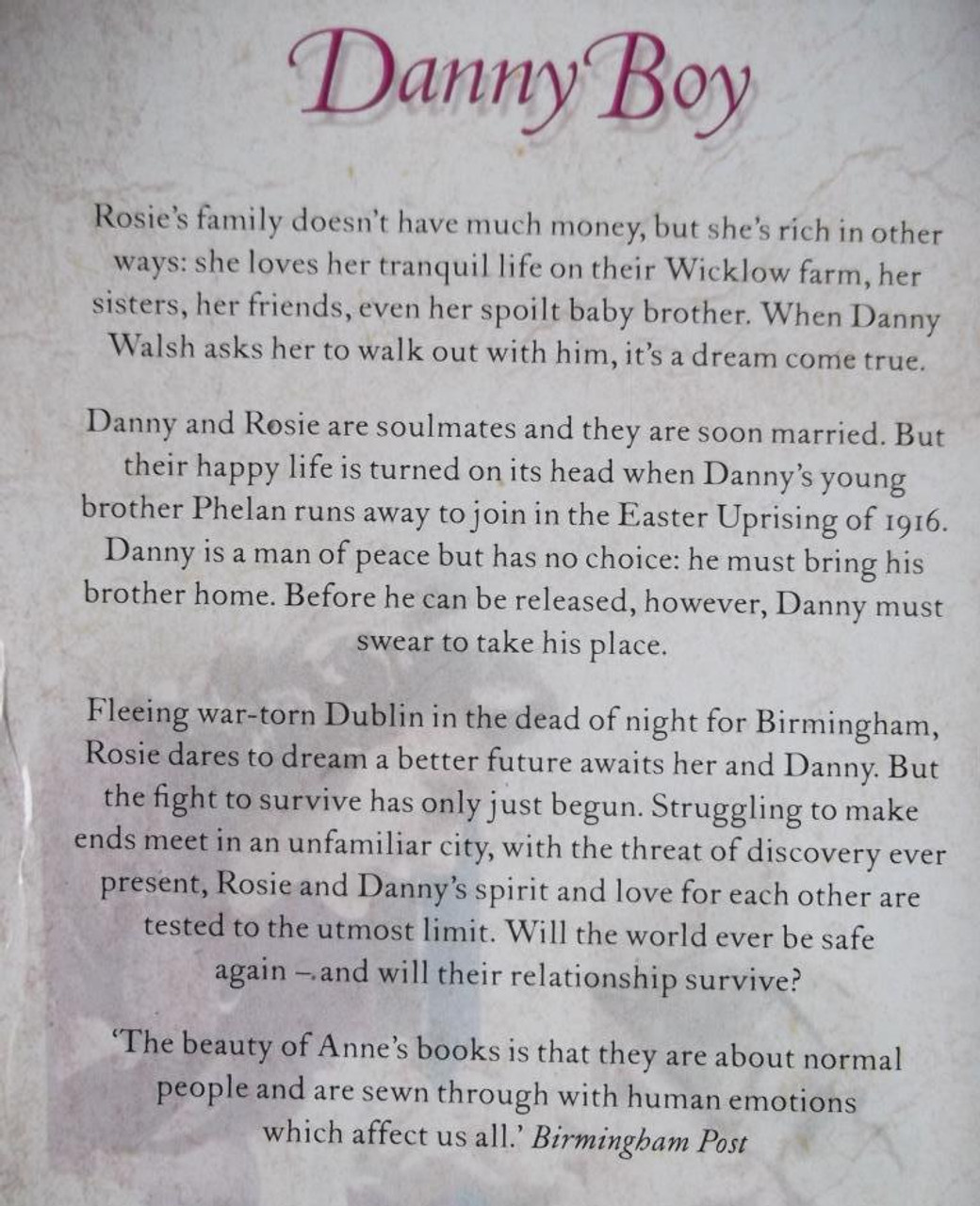 Anne Bennett / Danny Boy