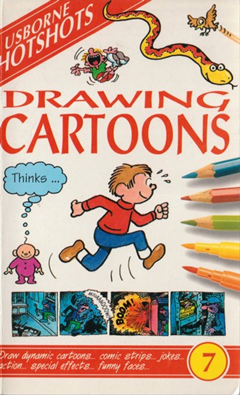 Usborne Hotshots / Drawing Cartoons (Lesser Grade Paperback)