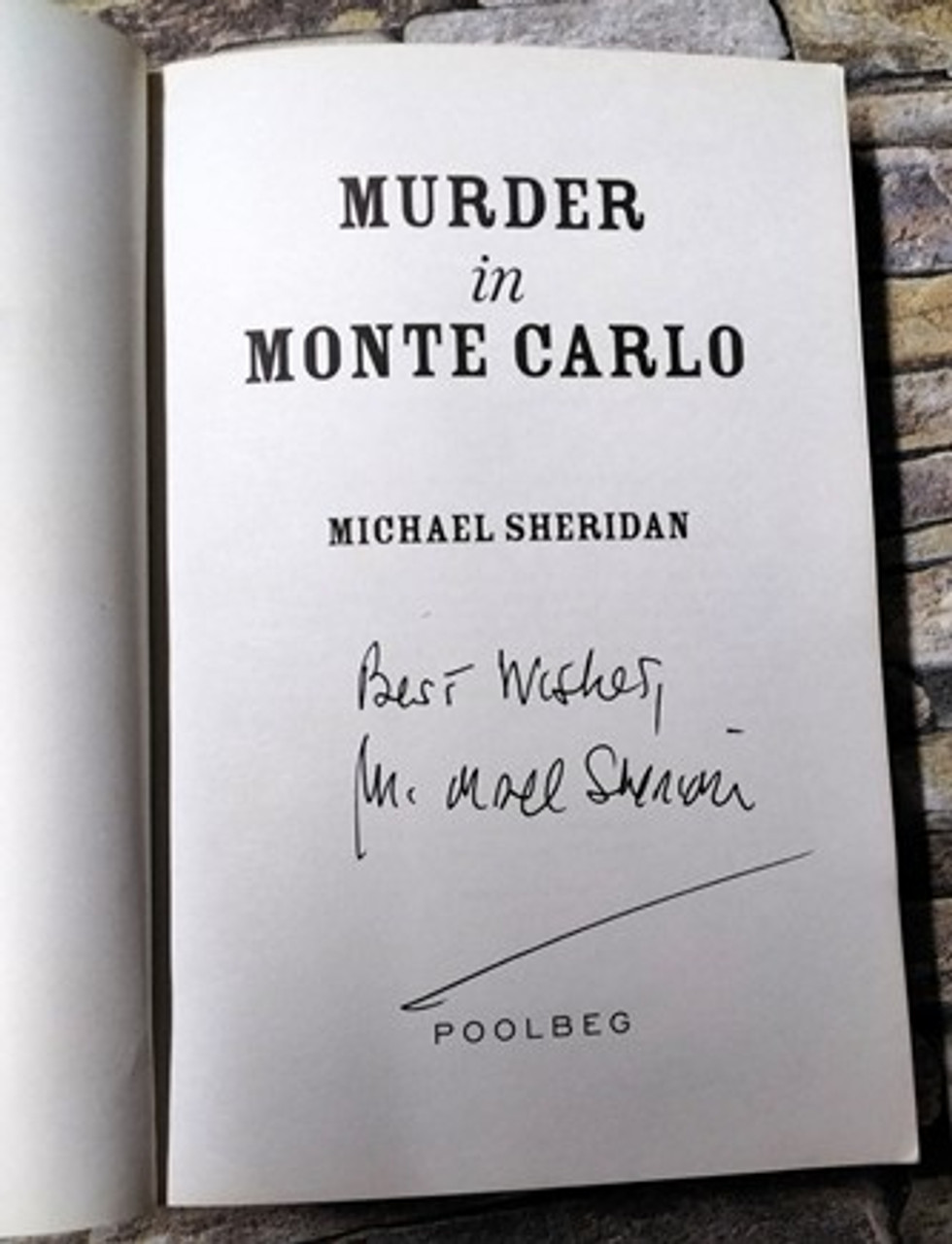 Michael Sheridan / Murder in Monte Carlo (Signed by the Author) (Large Paperback)