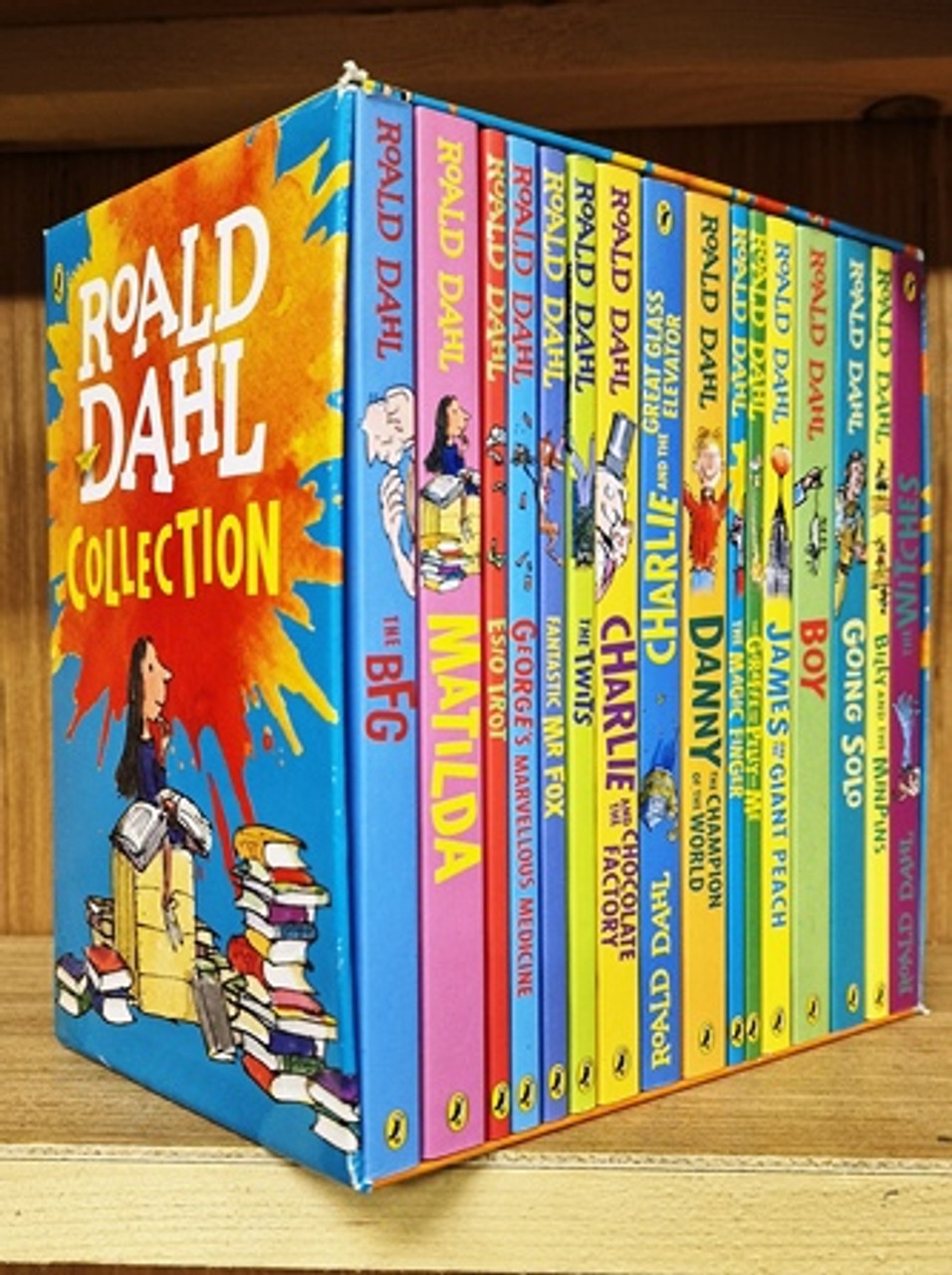 Roald Dahl Collection: 16 Fantastic Stories (16 Book Box Set)
