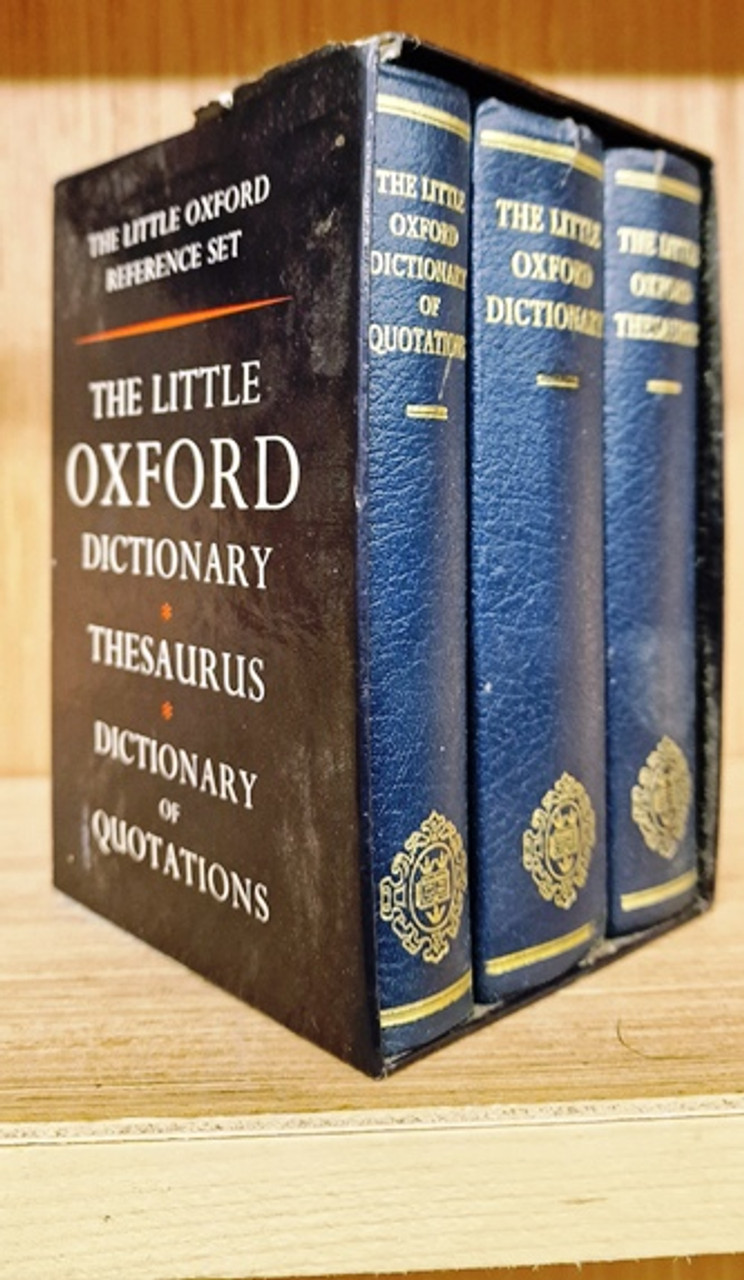 The Little Oxford Reference Set (3 Book Box Set)