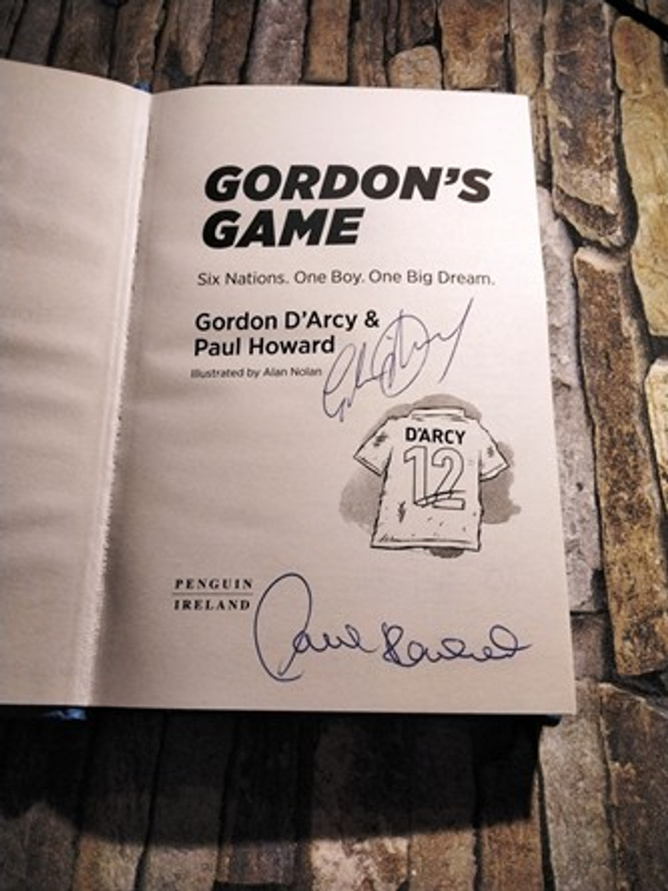 Gordon D'Arcy & Paul Howard / Gordon's Game. (Signed by the Author) (Hardback)