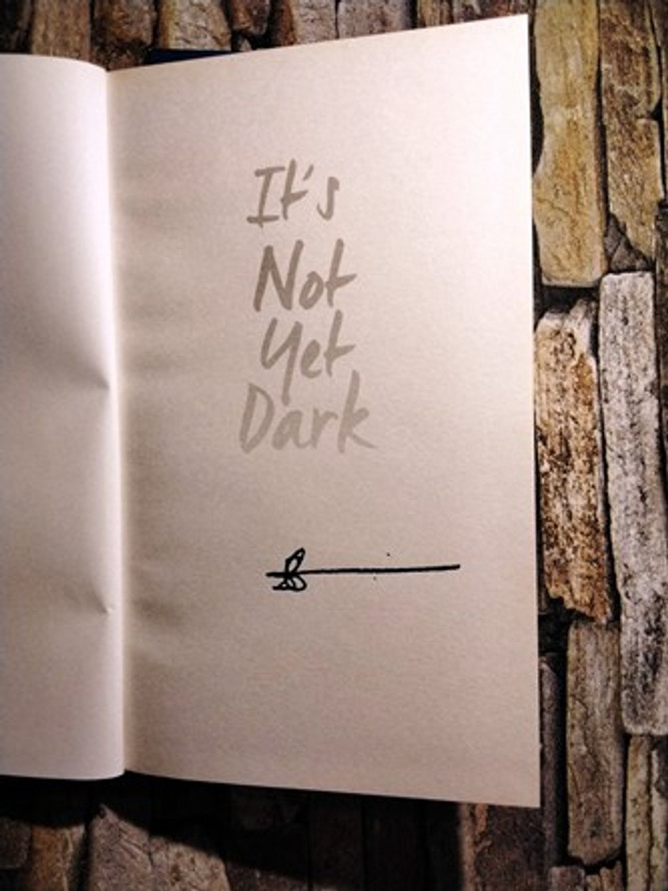 Simon Fitzmaurice / It's Not Yet Dark. (Signed by the Author) (Hardback)
