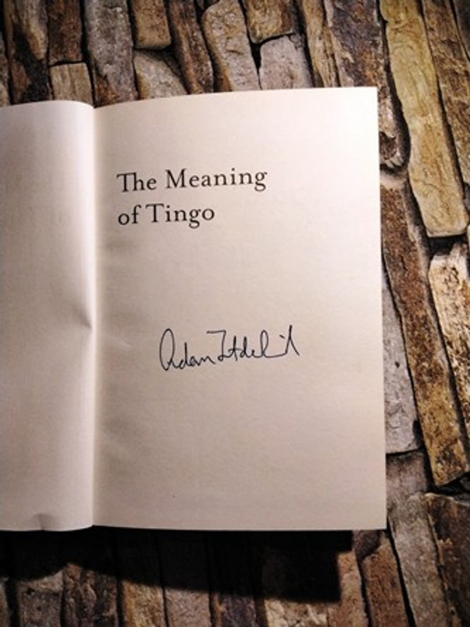 Adam Jacot de Boinod / The Meaning of Tingo (Signed by the Author) (Hardback)