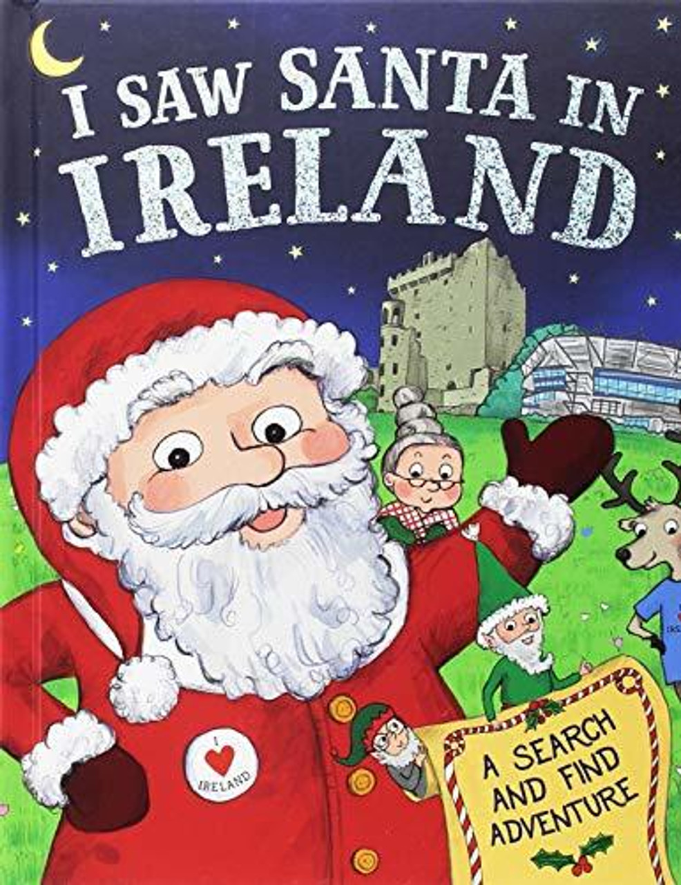 I Saw Santa in Ireland (Children's Coffee Table book)