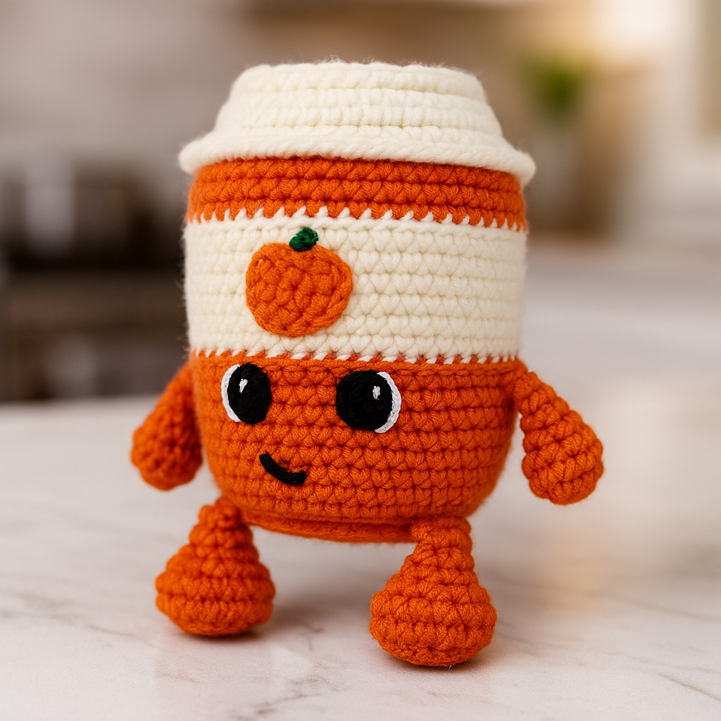 Pumpkin Spice Latte (Crochet kit)