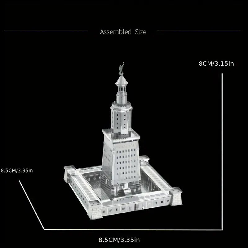 Lighthouse Of Alexandria (3D Metal Puzzle)
