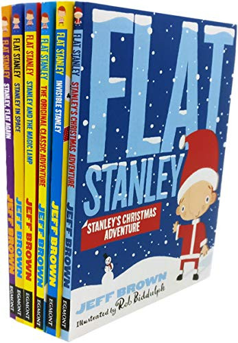 Jeff Brown - Flat Stanley - 6 PB Book Collection - SEALED & NEW