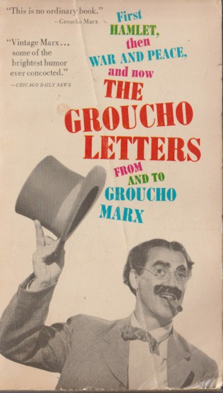 Groucho Marx / The Groucho Letters (Vintage Paperback)