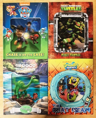 Disney, Nickelodeon, Disney Pixar (14 Book Collection)