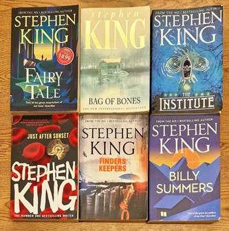 Stephen King (7 Damaged Large Paperback Book Collection)