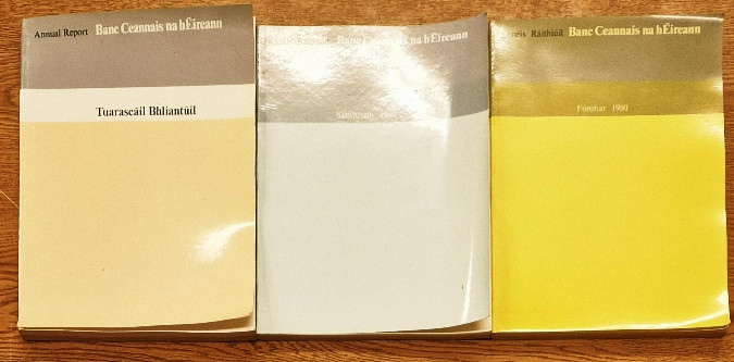 Central Bank of Ireland: Quarterly Bulletin 1980 Book 1,2,3 (3 Book Collection)