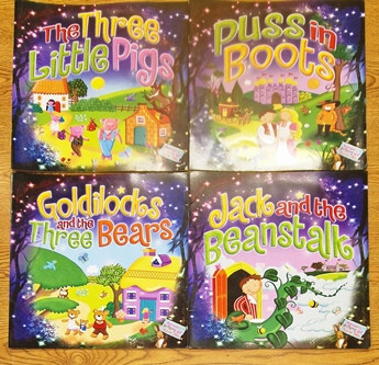 Fairy Tales Illustrated by Jo Parry and Marie Allen (4 Large Book Collection)