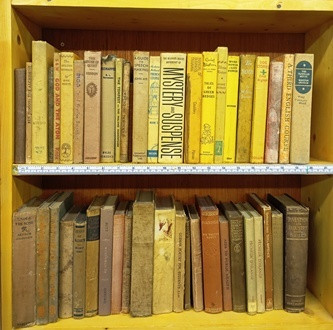 1 Meter of Antiquarian books Pale Covers Met 33