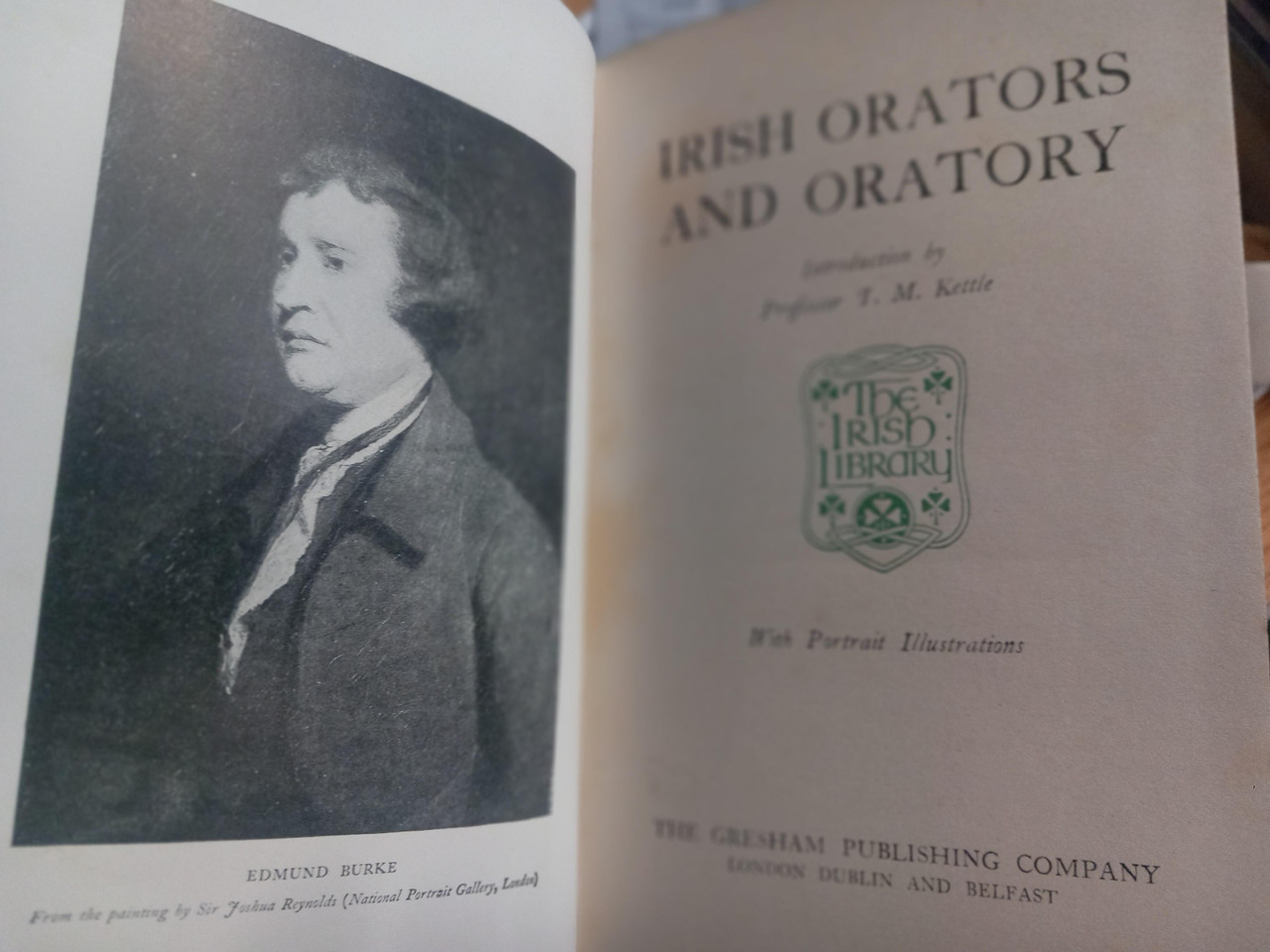 Gresham Publishing Company - Irish Orators and Oratory - HB  c1915