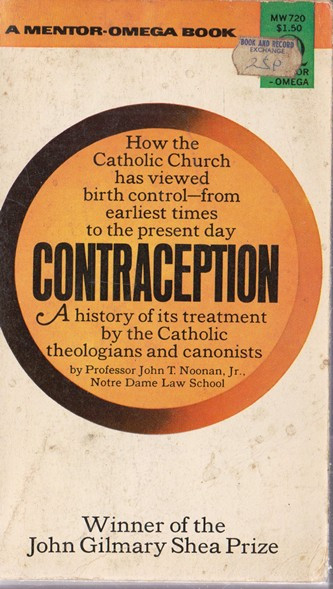 John T. Noonan / Contraception (Vintage Paperback)